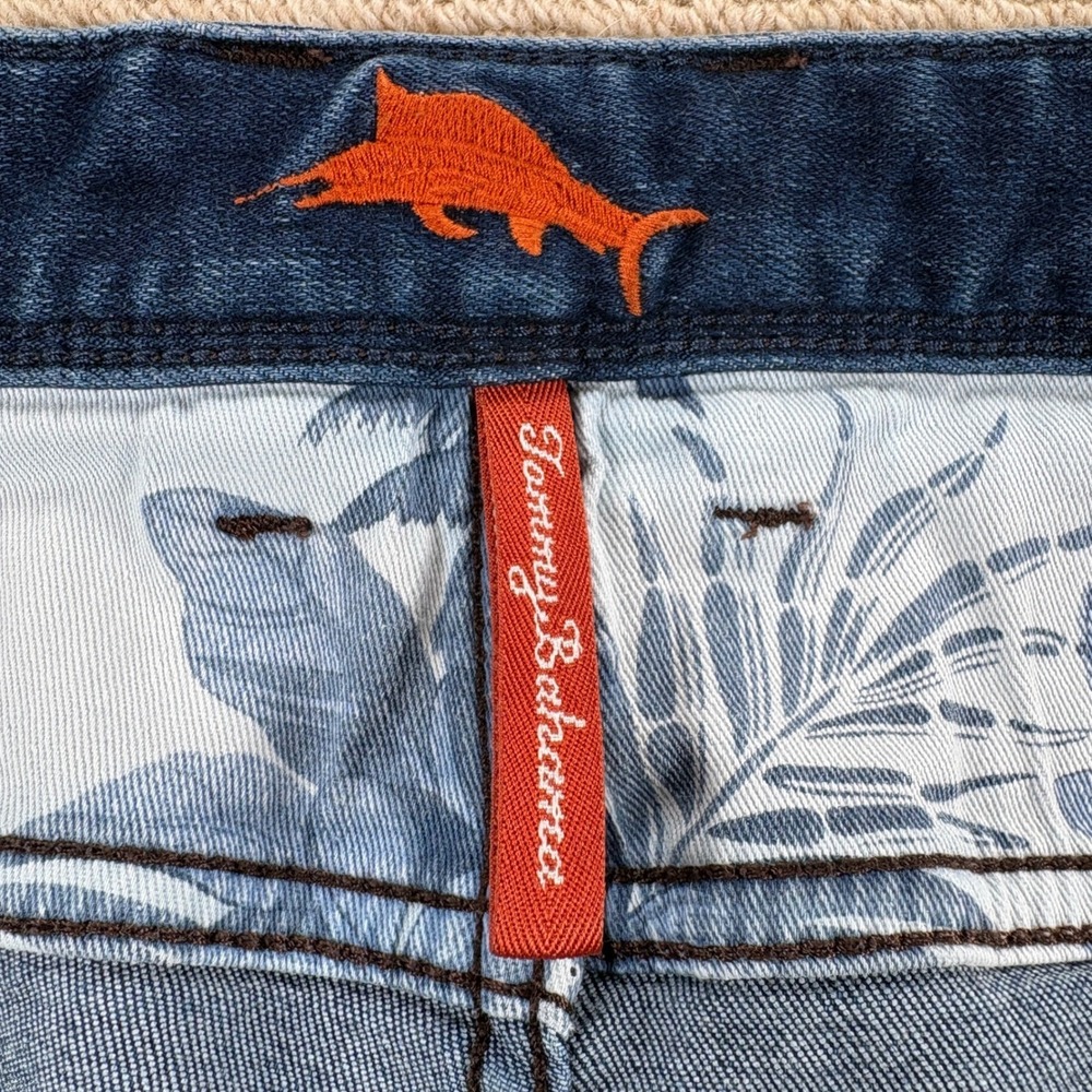 Tommy Bahama Boracay Jeans Mens 42x30 Straight Leg Preppy Island Classic Denim - Picture 12 of 13